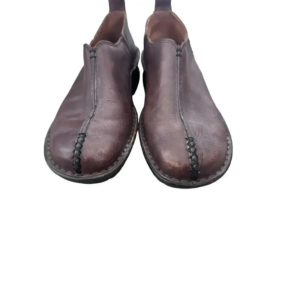 Clarks Women's Brown Moccasins Slip-On Walking Shoes Size 7.5
